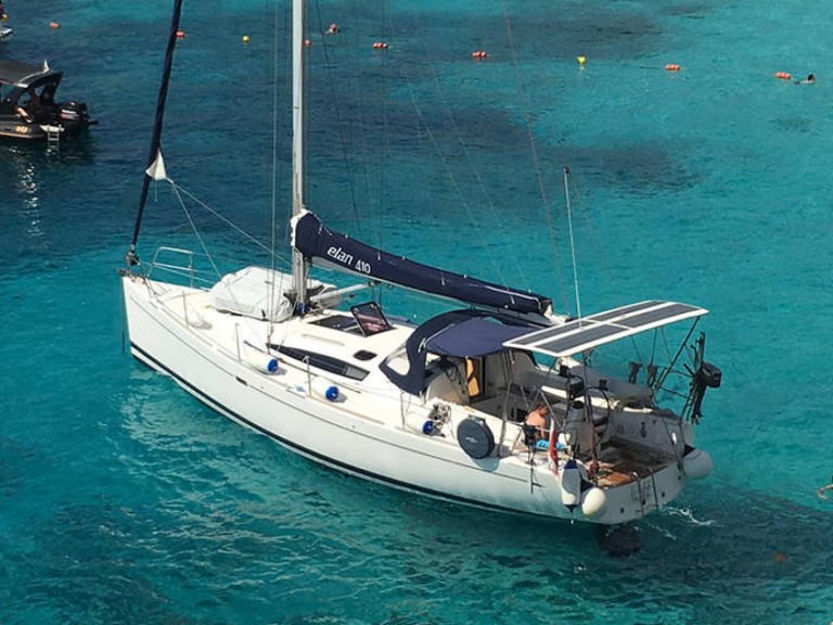 Elan Elan 410 charter bareboat or captained in  La Trinité-sur-Mer