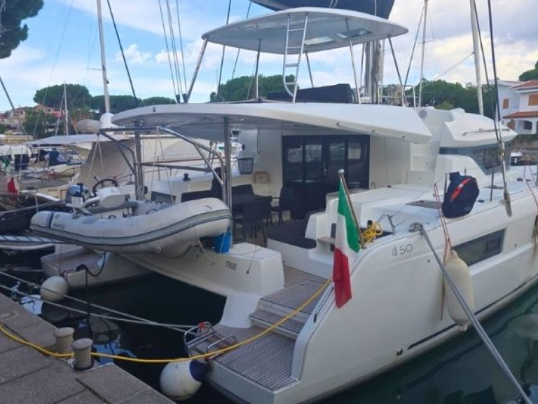 Lagoon Lagoon 50 charter bareboat or captained in  Olbia