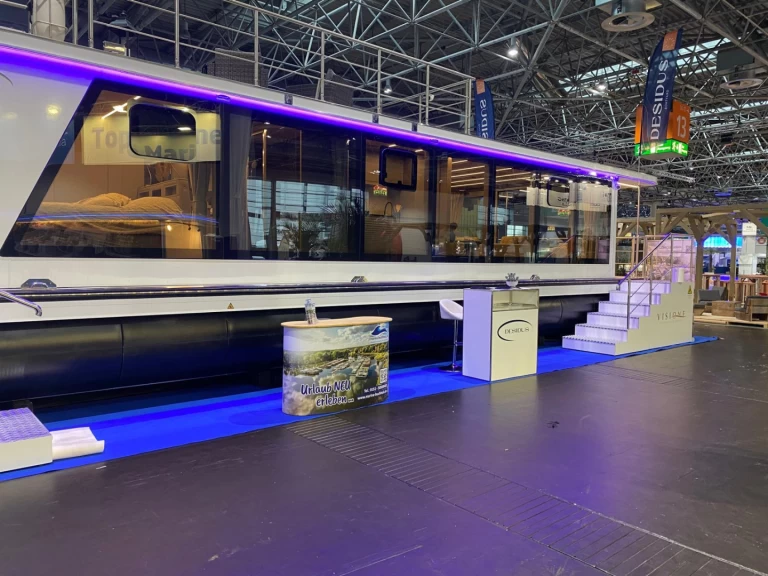 Houseboat rental with or without captain Werft Marina Buchholz Buchholz