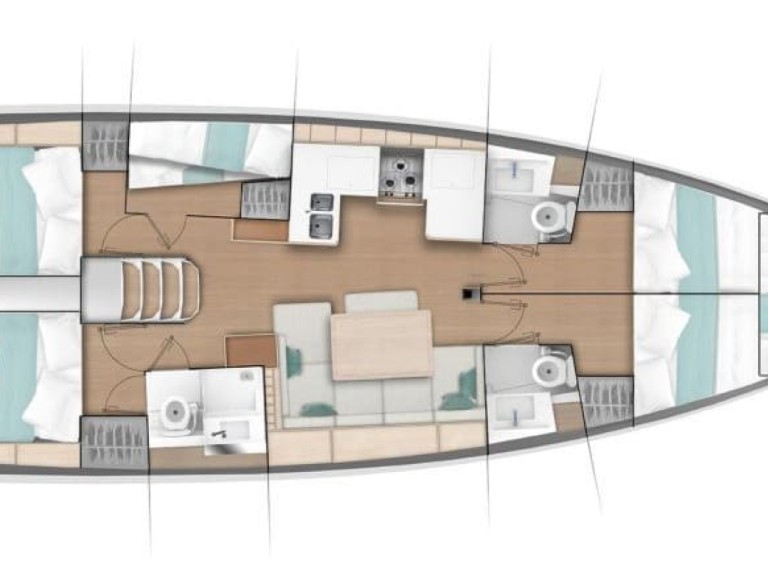 Boat rental Jeanneau Sun Odyssey 490 in Skradin on Samboat