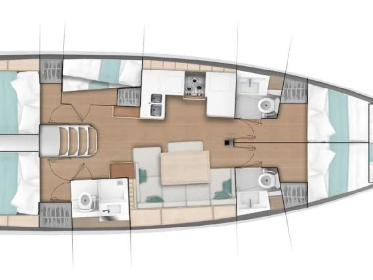 Boat rental Jeanneau Sun Odyssey 490 in Skradin on Samboat
