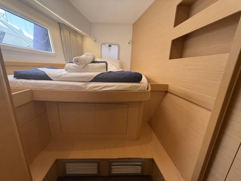 Rent a Lagoon Lagoon 42, 2020,  Air Condition, Generator, Water maker, Solar panel, Only with skipper, 2 SUP offered free Nikiána