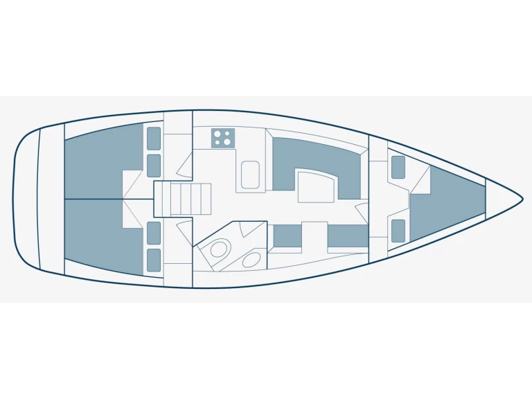 Sailboat rental in Préveza - Elan Impression 344