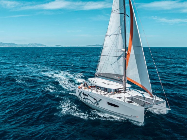 Bareboat Rental Catamaran Excess with a boat licence