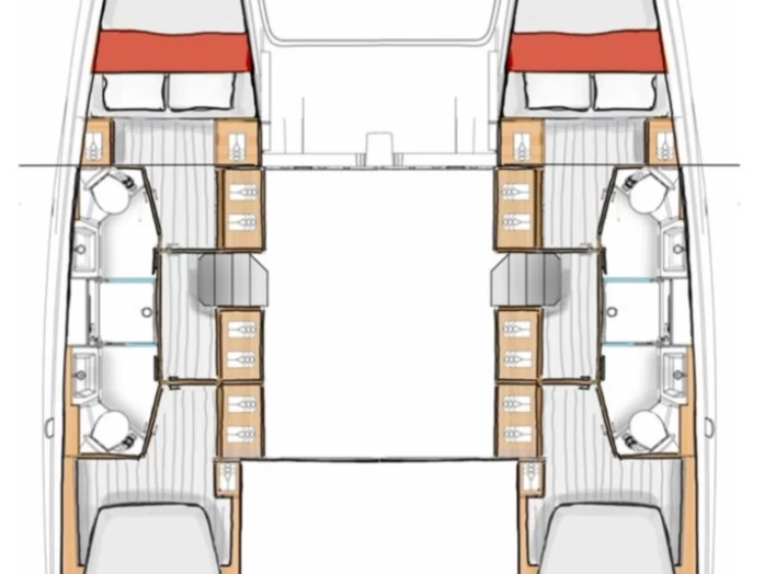 Excess Excess 13 - 4 + 1 cab. charter bareboat or captained in  Zaton