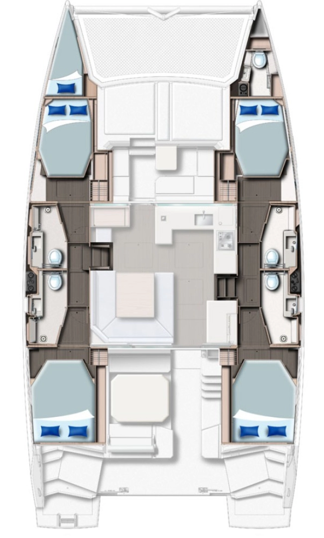 Yacht charter South Malé Atoll cheap Leopard 45 - 3 + 1 cab.