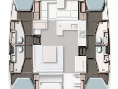 Yacht charter South Malé Atoll cheap Leopard 45 - 3 + 1 cab.