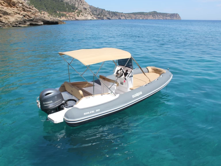 Bareboat Rental RIB Salpa with a boat licence