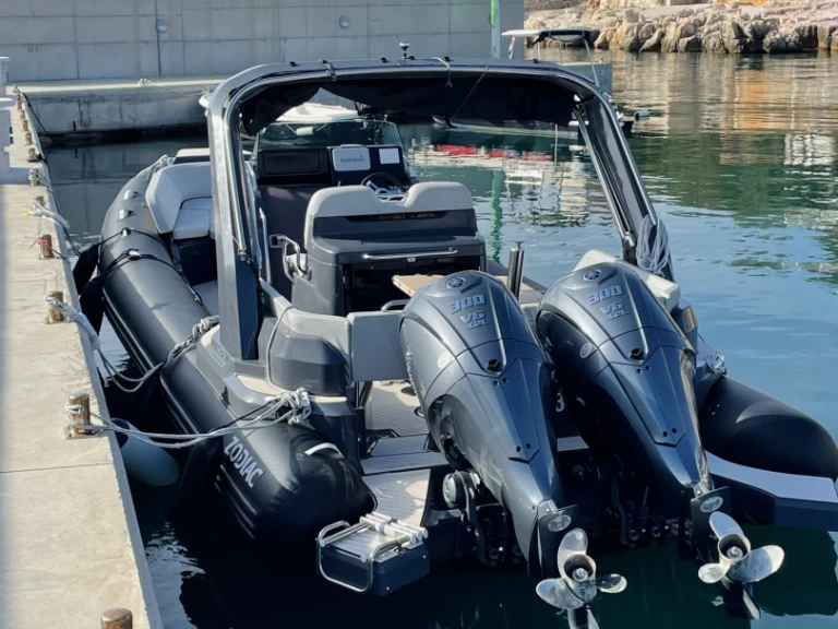 Bareboat Rental RIB Zodiac with a boat licence