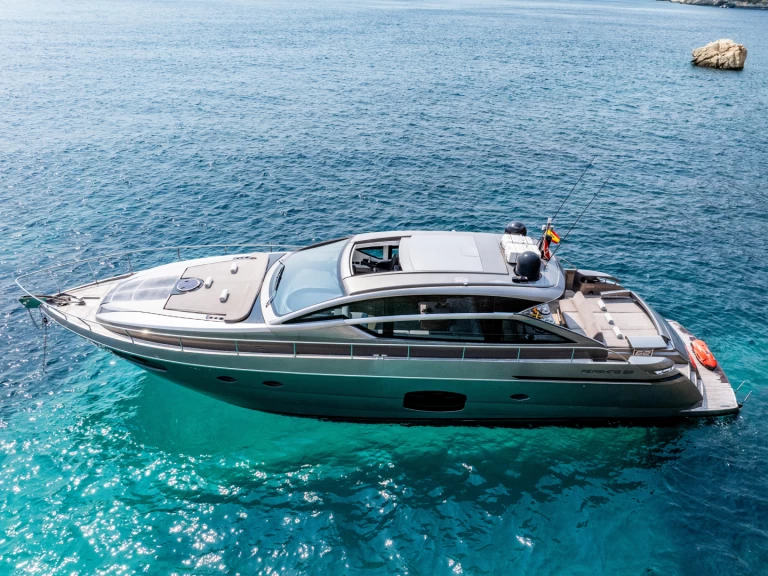 Pershing Pershing 62 charter bareboat or captained in  Ibiza Magna
