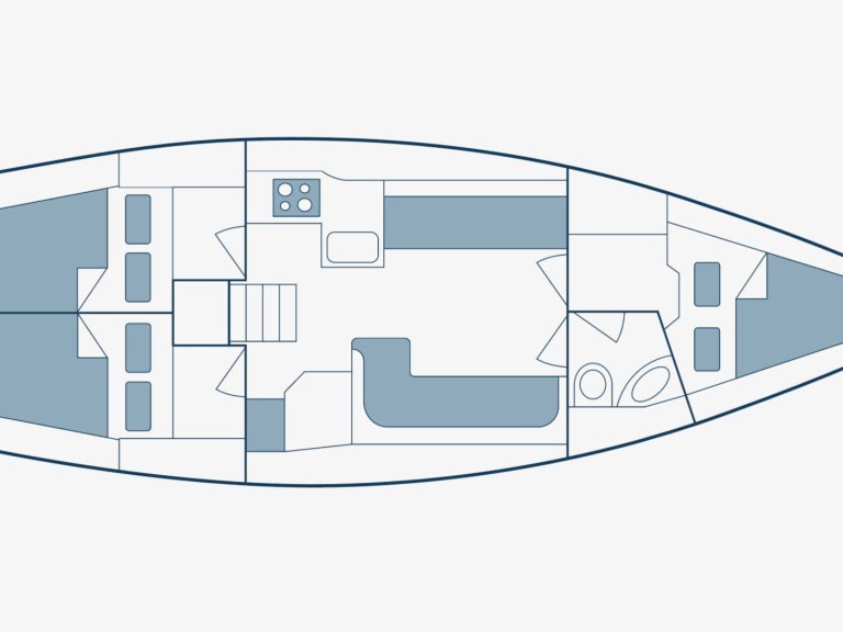 Bareboat Rental Sailboat Bavaria with a boat licence