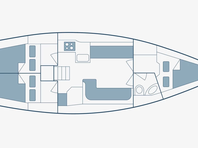 Bareboat Rental Sailboat Bavaria with a boat licence