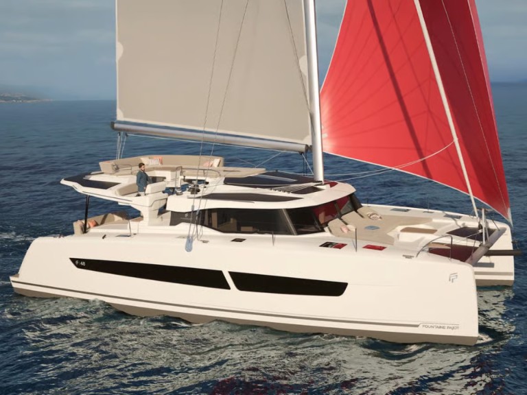 Catamaran rental in Frenchtown - Fountaine Pajot Fountaine Pajot FP 48 Quintet 5