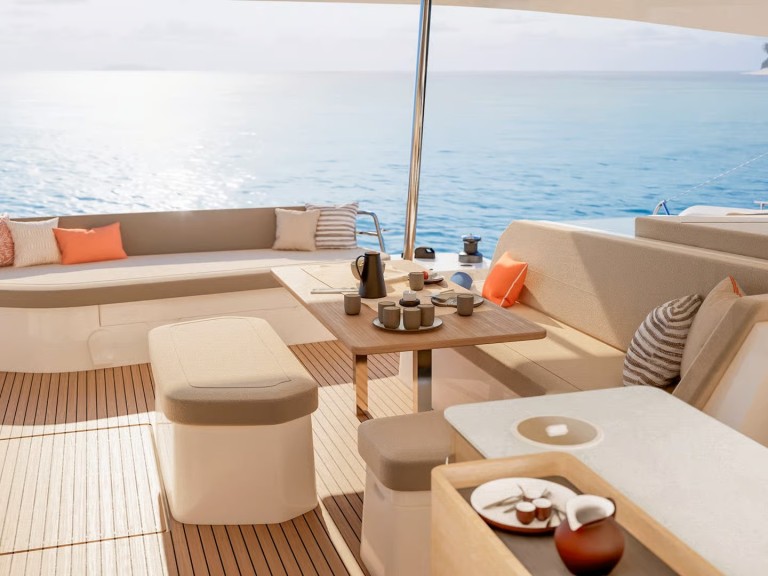 Bareboat Rental Catamaran Fountaine Pajot with a boat licence