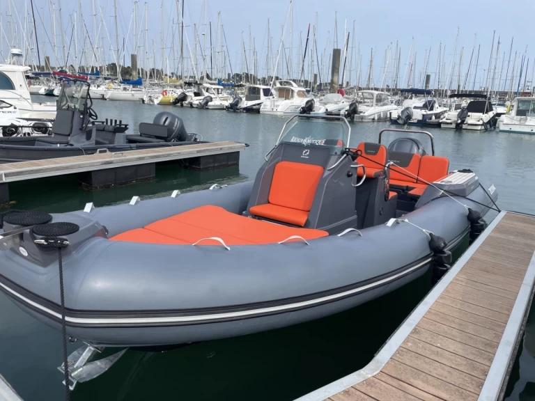 Bareboat Rental RIB Zodiac with a boat licence