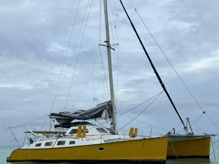 Bareboat Rental Catamaran Outremer with a boat licence