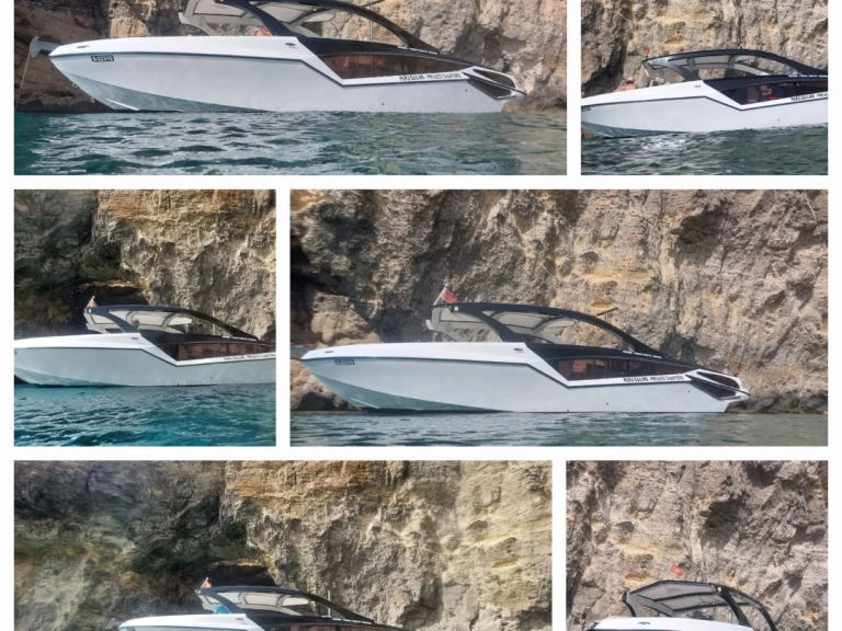 Bareboat Rental Motorboat Custom Made with a boat licence