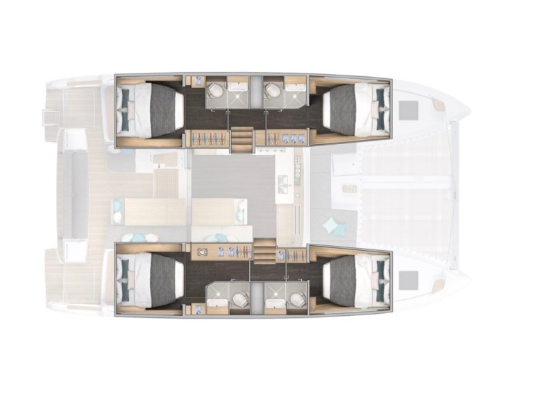 Bareboat Rental Catamaran Lagoon with a boat licence