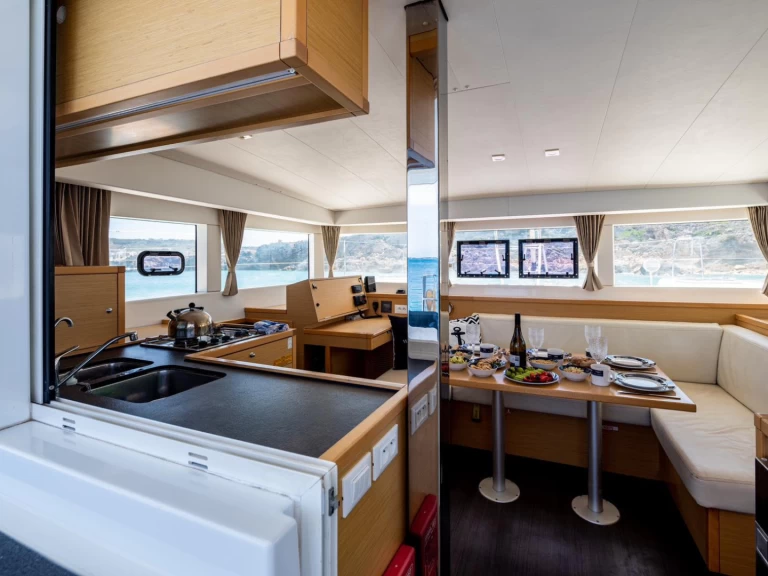 Bareboat Rental Catamaran Lagoon with a boat licence