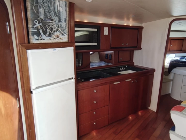 Trojan Carver 440 charter bareboat or captained in  Terracina