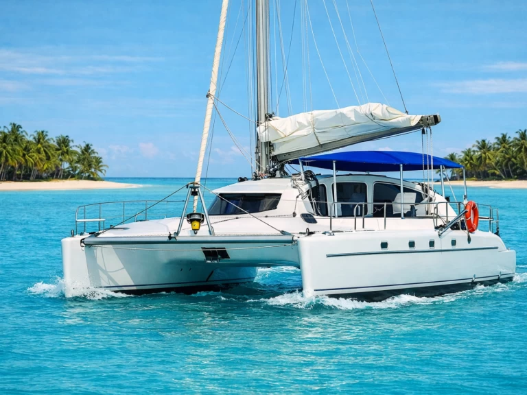 Catamaran rental in Flamingo - Fountaine Pajot Bahia 46