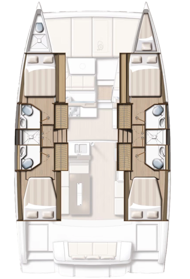 Bareboat Rental Catamaran Bali with a boat licence