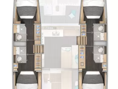 Catamaran rental in Šibenik - Lagoon Lagoon 43