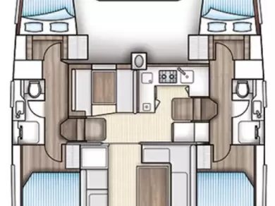 Catamaran rental with or without captain Nautitech Murter-Kornati