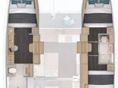 Rent a Lagoon Lagoon 38 - 3 + 2 cab. Ellinikó