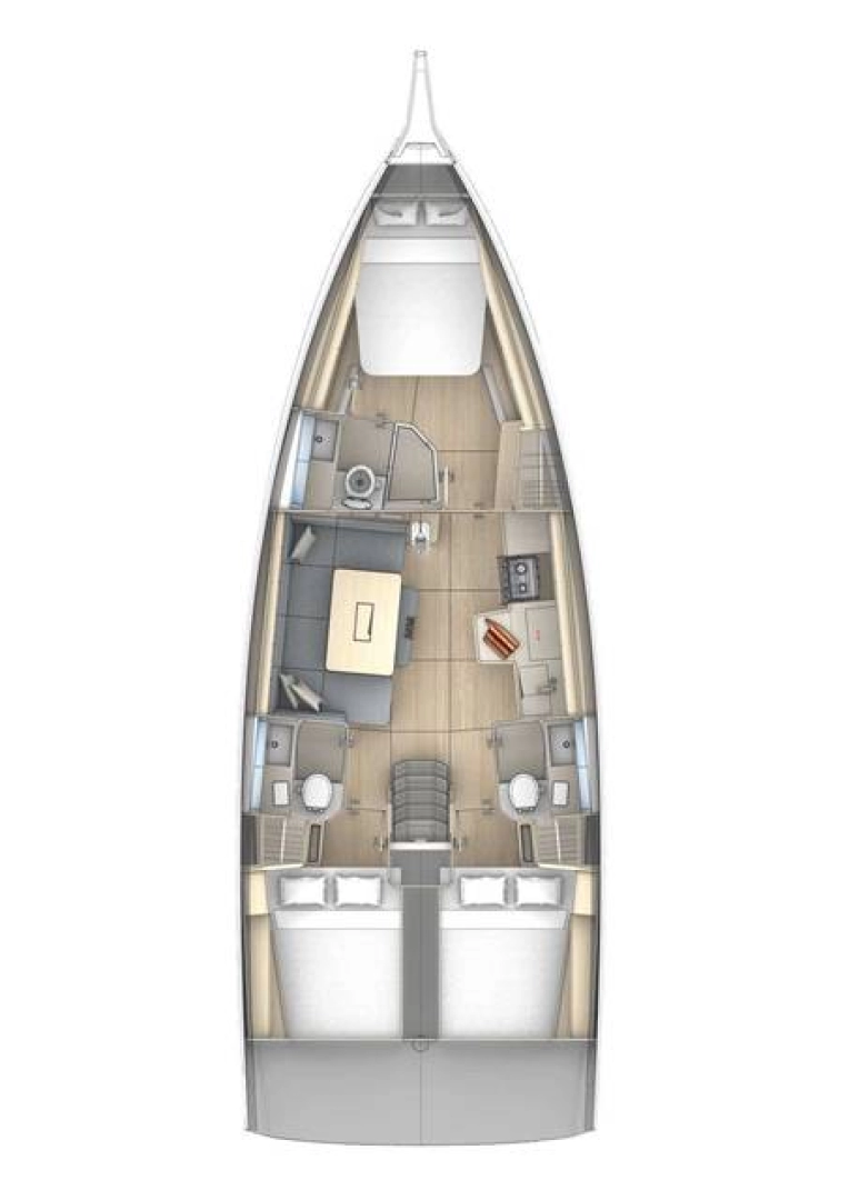 Sailboat rental in Lávrio - Dufour Dufour 41