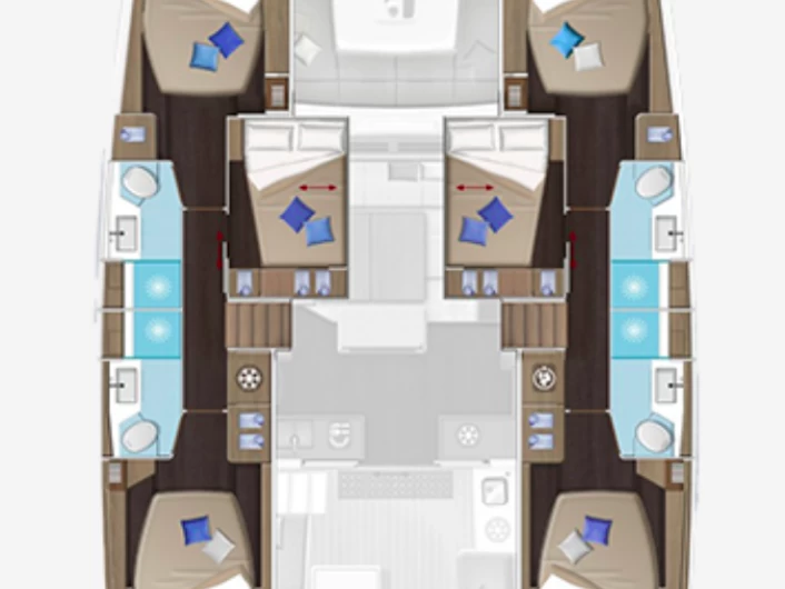 Catamaran rental with or without captain Lagoon Alimos