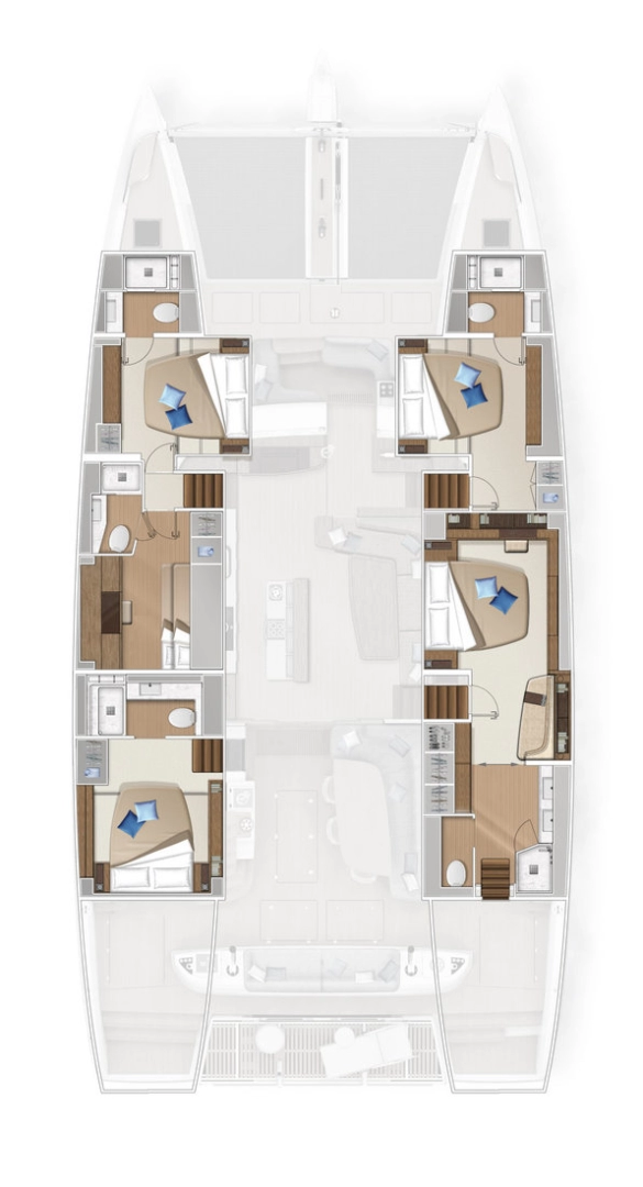 Catamaran rental in Alimos - Lagoon Lagoon Sixty 5