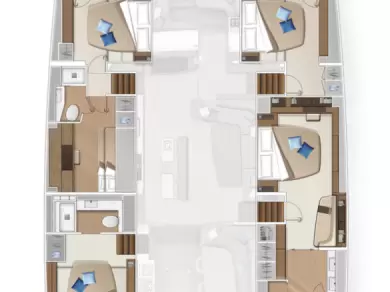 Catamaran rental in Alimos - Lagoon Lagoon Sixty 5