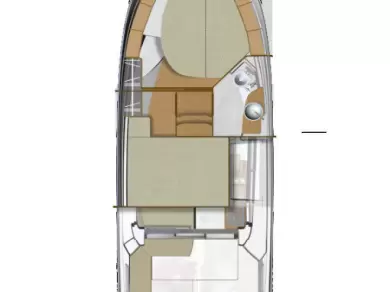 Motorboat rental in Split - Bénéteau Antares 9 OB