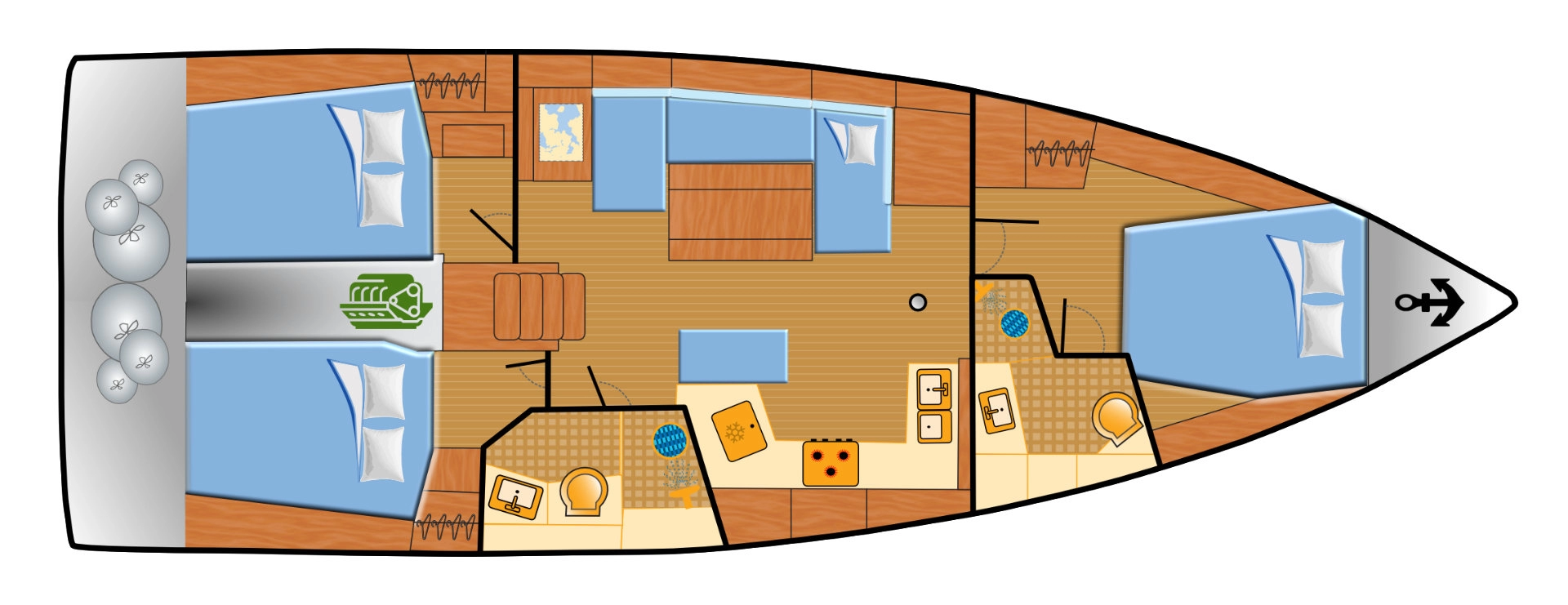 Boat rental Bénéteau Oceanis 40.1 in Rogoznica on Samboat