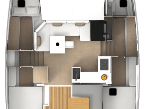 Catamaran rental with or without captain Aventura Biograd na Moru