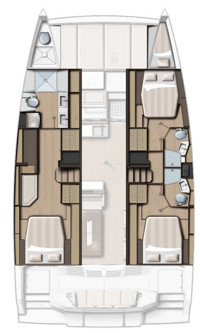 Catamaran rental in Rogoznica - Bali Bali 4.4