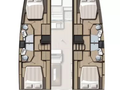 Bareboat Rental Catamaran Bali with a boat licence