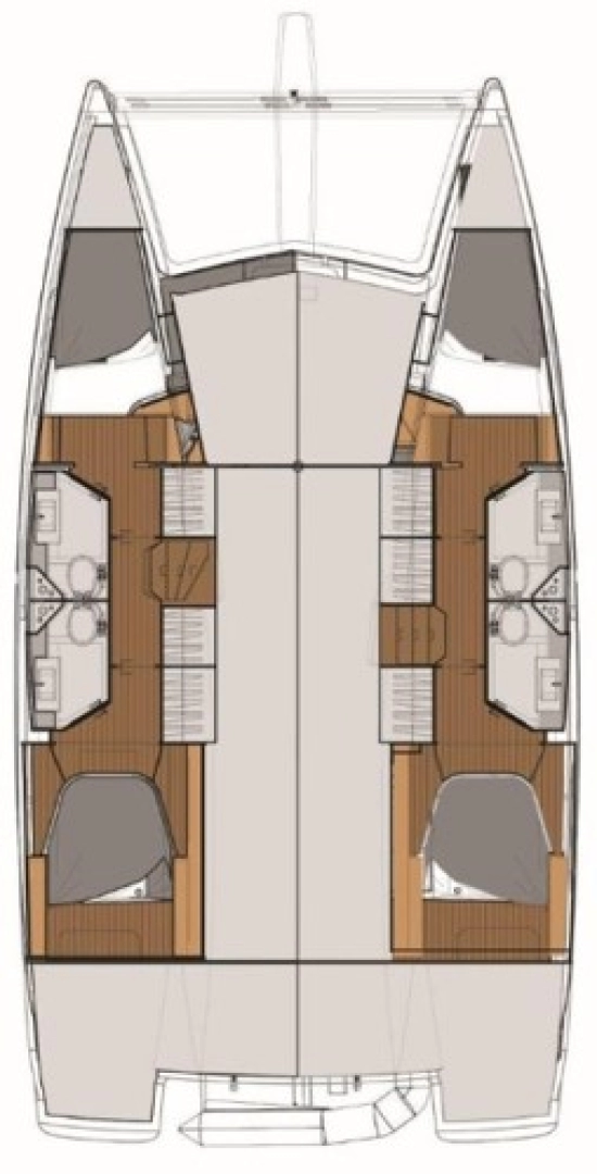 Catamaran rental in Fethiye - Fountaine Pajot Astrea 42
