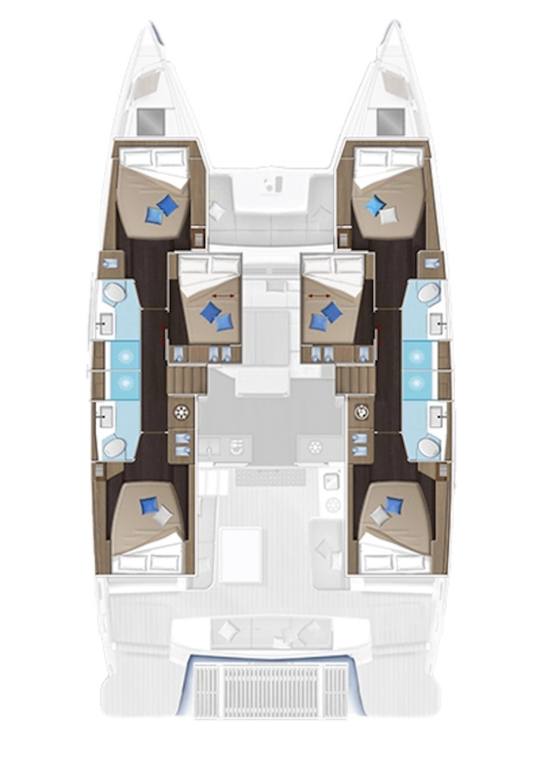 Lagoon Lagoon 51 charter bareboat or captained in  Trogir