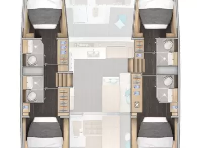 Boat rental Lagoon Lagoon 43 in Seget Donji on Samboat