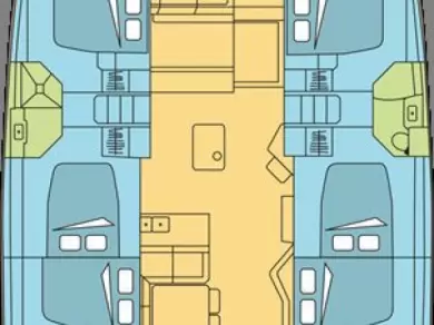 Catamaran rental in Raiatea Island - Bali Bali 5.4