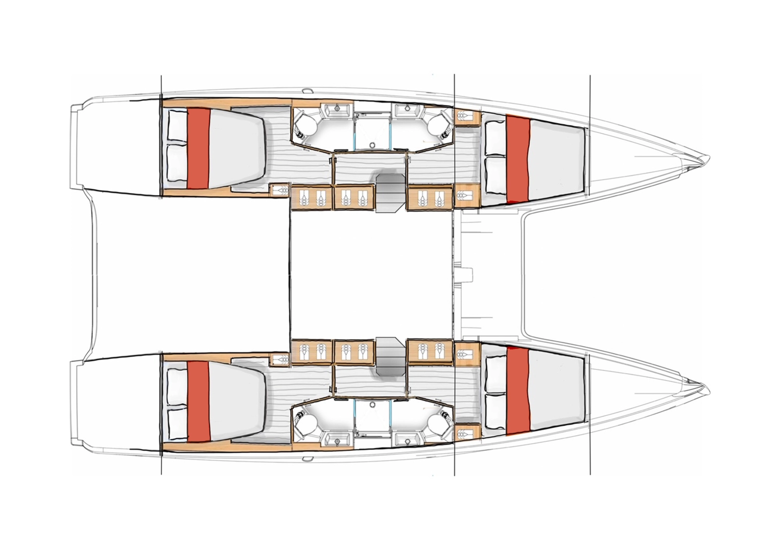Yacht charter Zaton cheap Excess 13 - 4 + 1 cab.