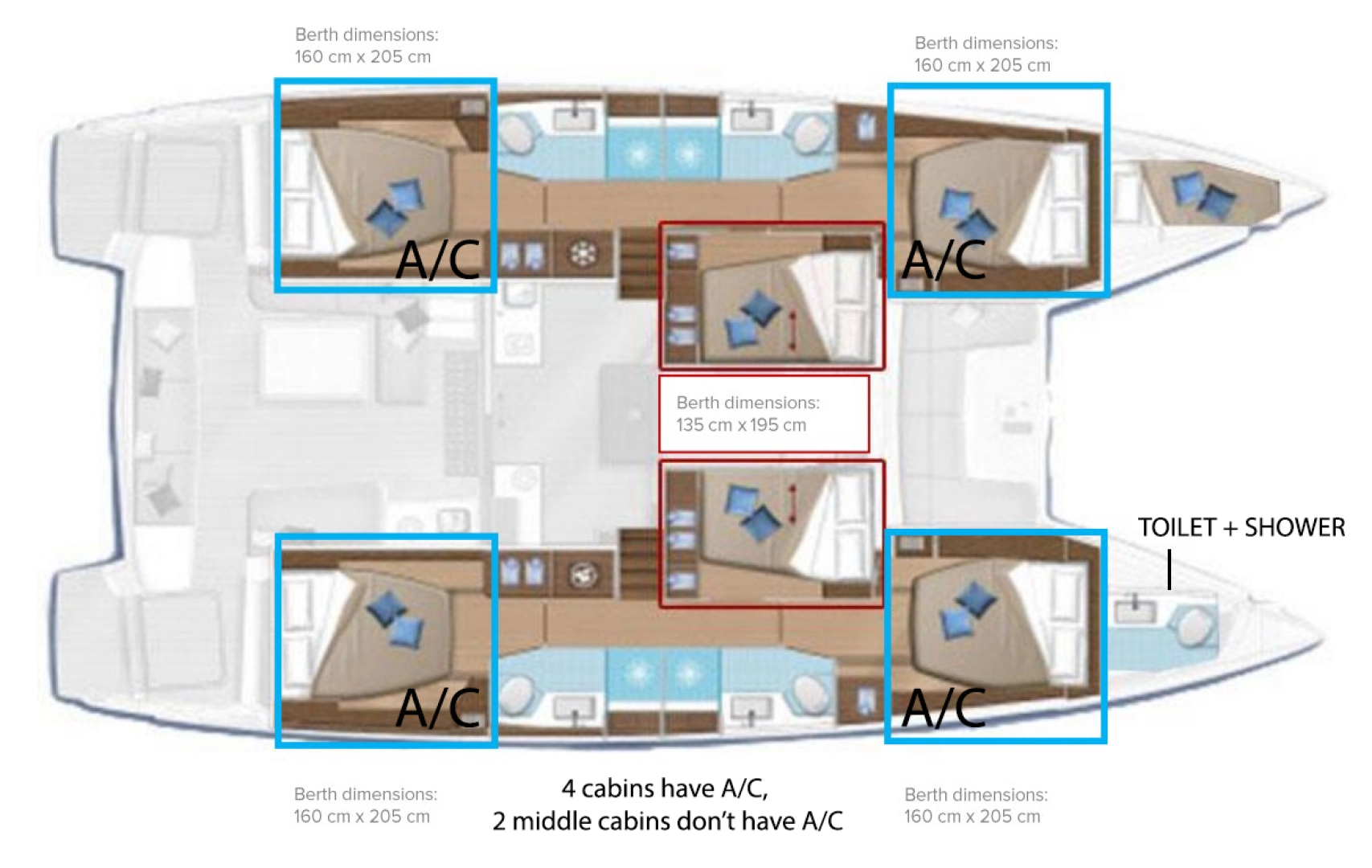 Boat rental Lagoon Lagoon 50 in Kaštela on Samboat