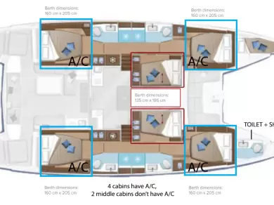 Boat rental Lagoon Lagoon 50 in Kaštela on Samboat