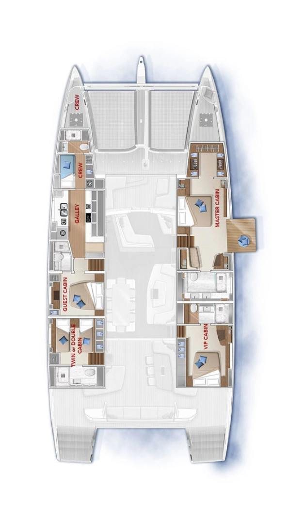 Rent a Lagoon Lagoon Seventy 7 Split