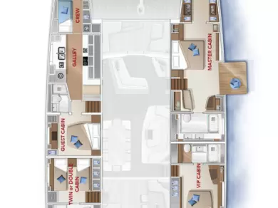 Rent a Lagoon Lagoon Seventy 7 Split