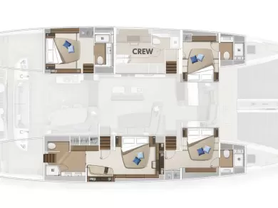 Yacht charter Kaštela cheap Lagoon Sixty 5