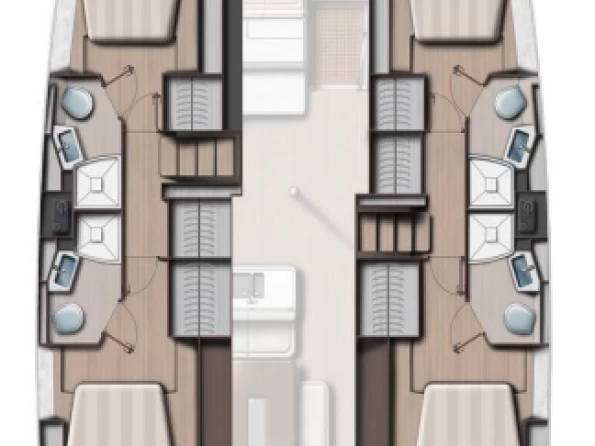 Catamaran rental in Mykonos (Island) - Bali Bali 4.4