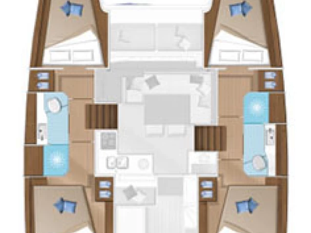 Catamaran rental in Bormes-les-Mimosas - Lagoon Lagoon 40